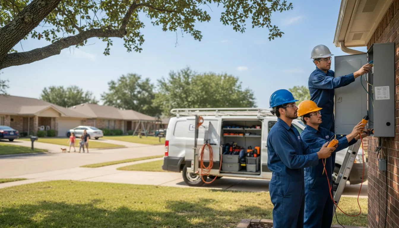 Certified electrician providing emergency electrical services in Rushmore, MN